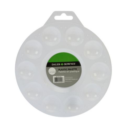 Image of Daler Rowney Simply Plastic Palette With Hook
