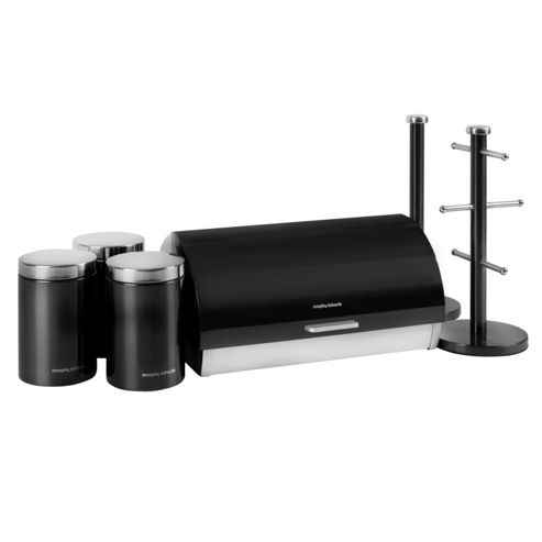 Image of Morphy Richards Accents Storage Set, 6 Piece, Black