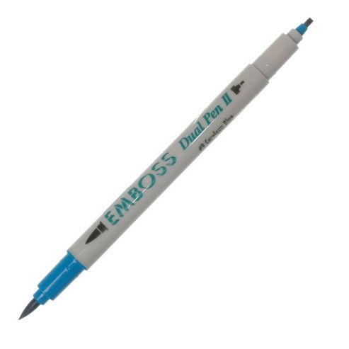 Image of Dual Emb Pen 2 Cerulean Blue