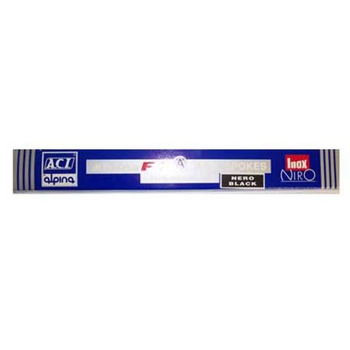 Image of Aci F1 Plain Gauge Spokes In Black - Box Of 100 - 284mm