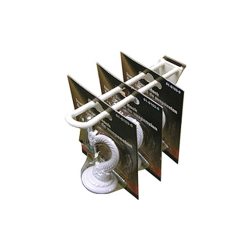 Image of Deflecto Pegboard/s Wall Hook Double Prong Pack Of 25 1058-dw-25