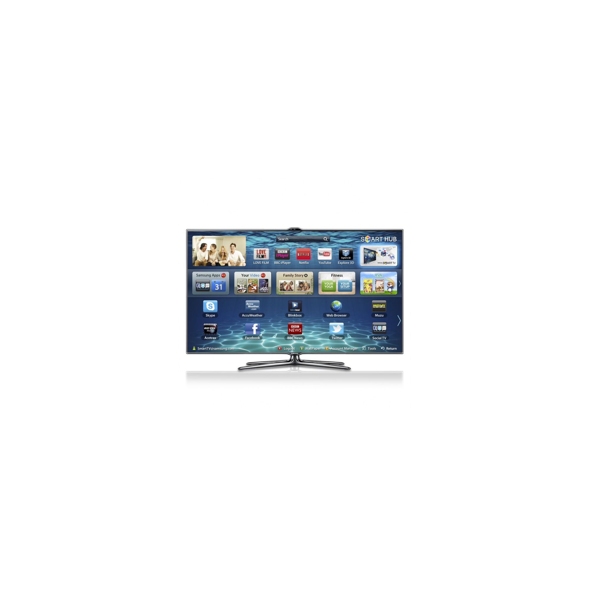 Samsung UE46ES7000 46 -inch LCD 1080 pixels 800 Hz 3D TV