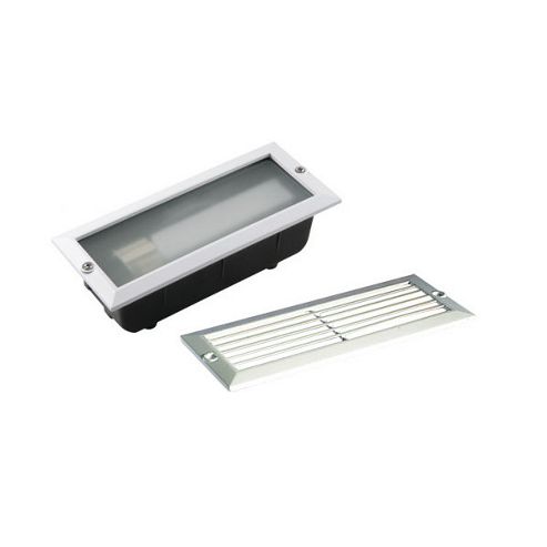 Image of Knightsbridge Brick Light In White Cover