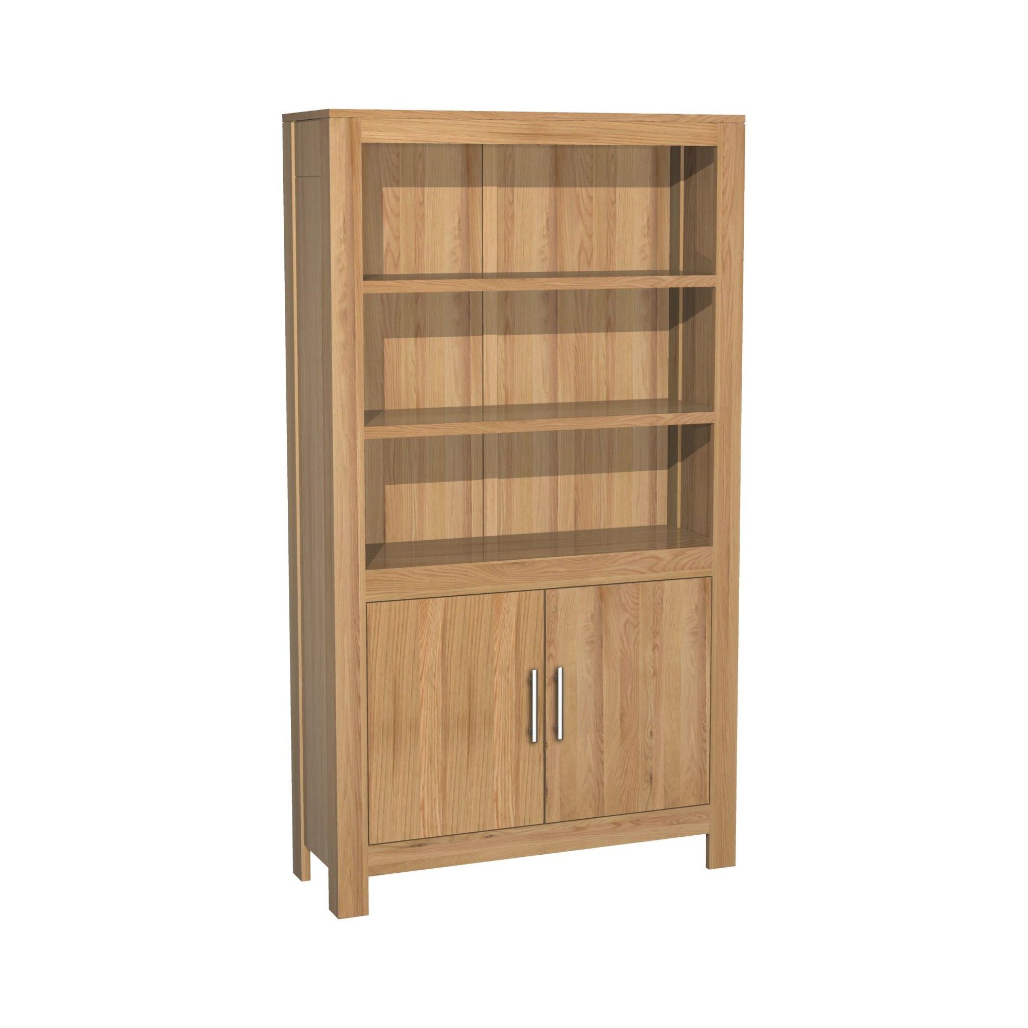 Kelburn Furniture Milano Cupboard Bookcase in Clear Satin Lacquer at Tesco Direct