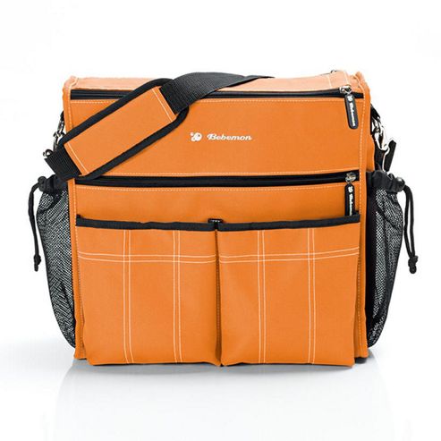Image of Bebemon Urban Xl Baby Changing Bag - Tangerine
