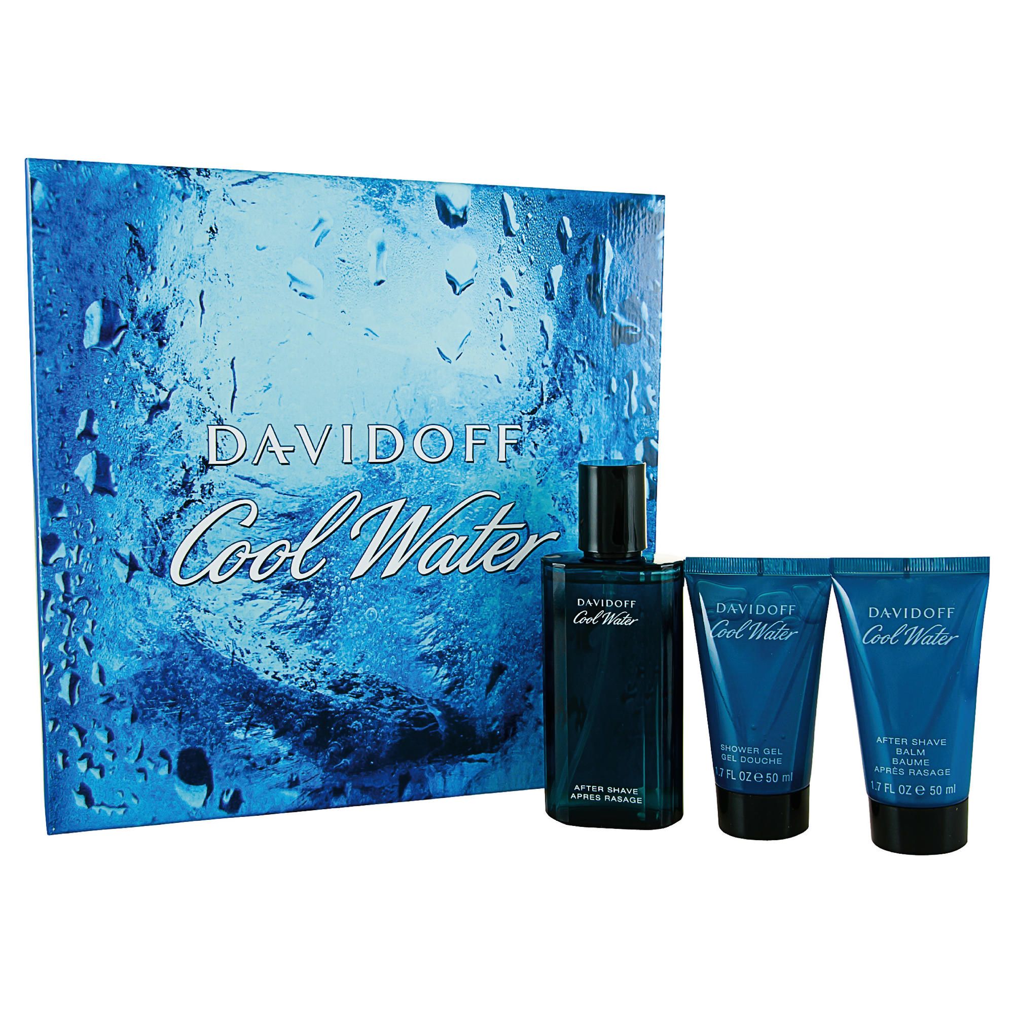 Davidoff Coolwater Gift Set A/S 75ml, S/G 50ml & AS Balm 50ml