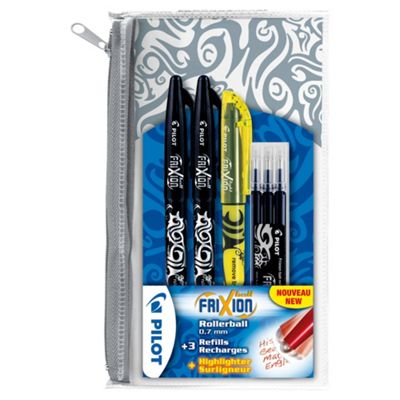 Pilot Frixion Black Set In Case