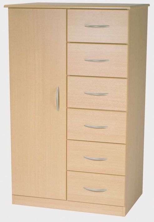 Image of Welcome Furniture Avon Child's Wardrobe - Light Oak