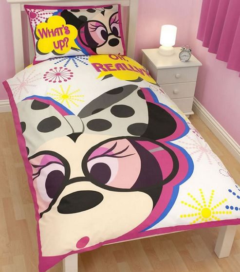 Image of Minnie Mouse Pops, Single Bedding