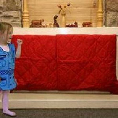 Image of Safetots Radiator Cover Red