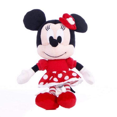 Image of I Love Minnie Minnie Mouse Valentine Dress 8" Plush Doll