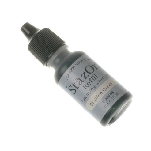 Image of Stazon Ink Olive Green Reinker