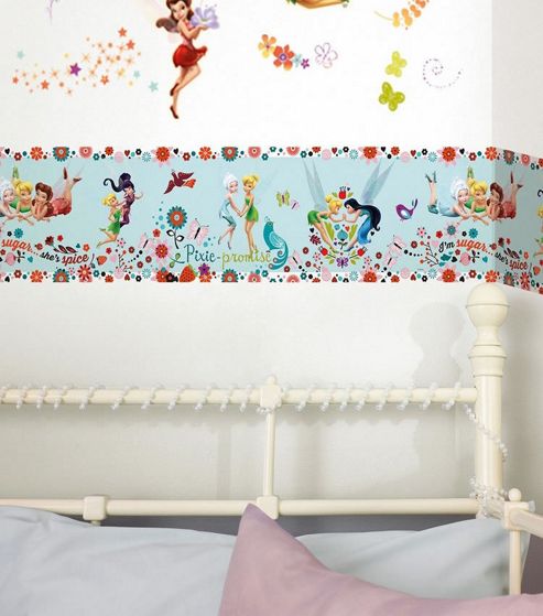 Image of Disney Fairies Wallpaper Border - Pixie Promise