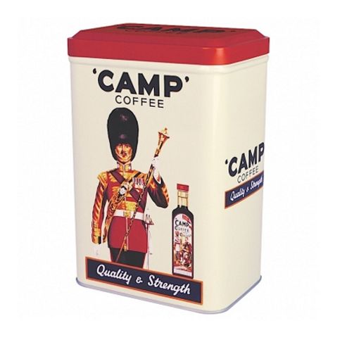 Image of Hinged Coffee Tin - Camp Coffee