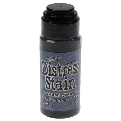 Image of Faded Jeans Distress Stain