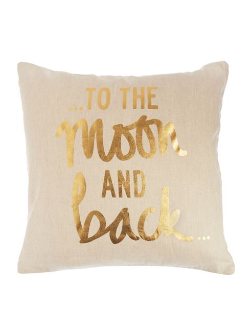 Image of Linea Gold Print Cushion