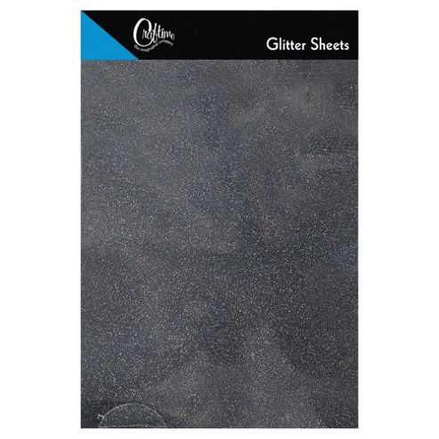 Image of Glitter Pad Black 10 Sheets