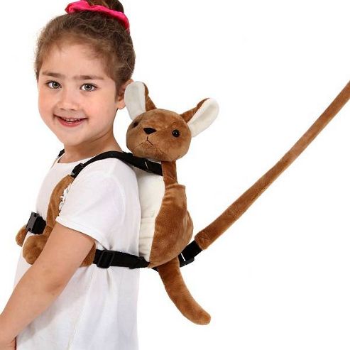 Image of Pipsy Koala Fun Backpack - Kenny The Kangaroo - With Safety Rein