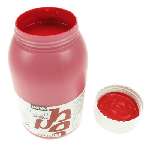 Image of Pebeo Studio Fluid Acrylic 1l - Primary Magenta