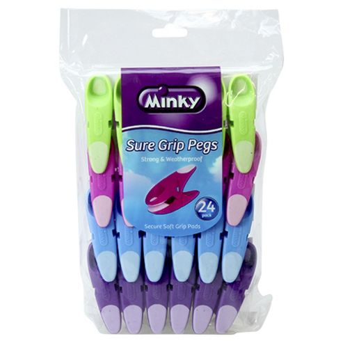 Image of Minky Soft Grip Pegs 24 Pack