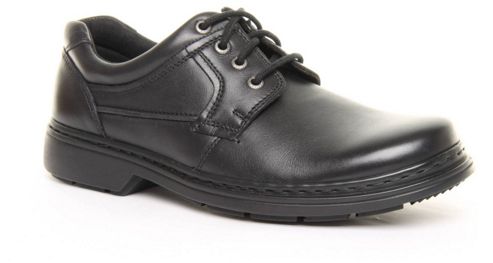 Hush Puppies Mens Outlaw Black Work Wear Party Lace up Shoe Comfort ...