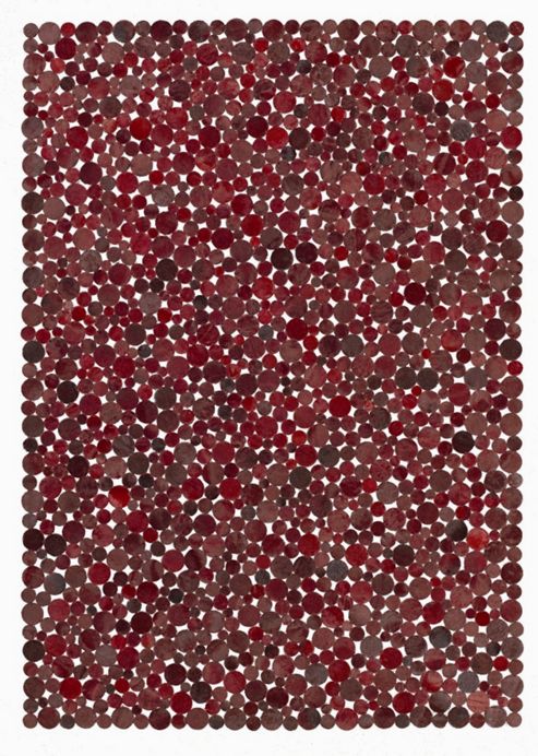Image of Angelo Rodeo Red Rust Skin Rug - 240cm X 170cm (7 Ft 10.5 In X 5 Ft 7 In)