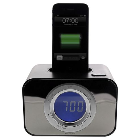 Image of Kitsound Iphone And Ipod Speaker Dock Black