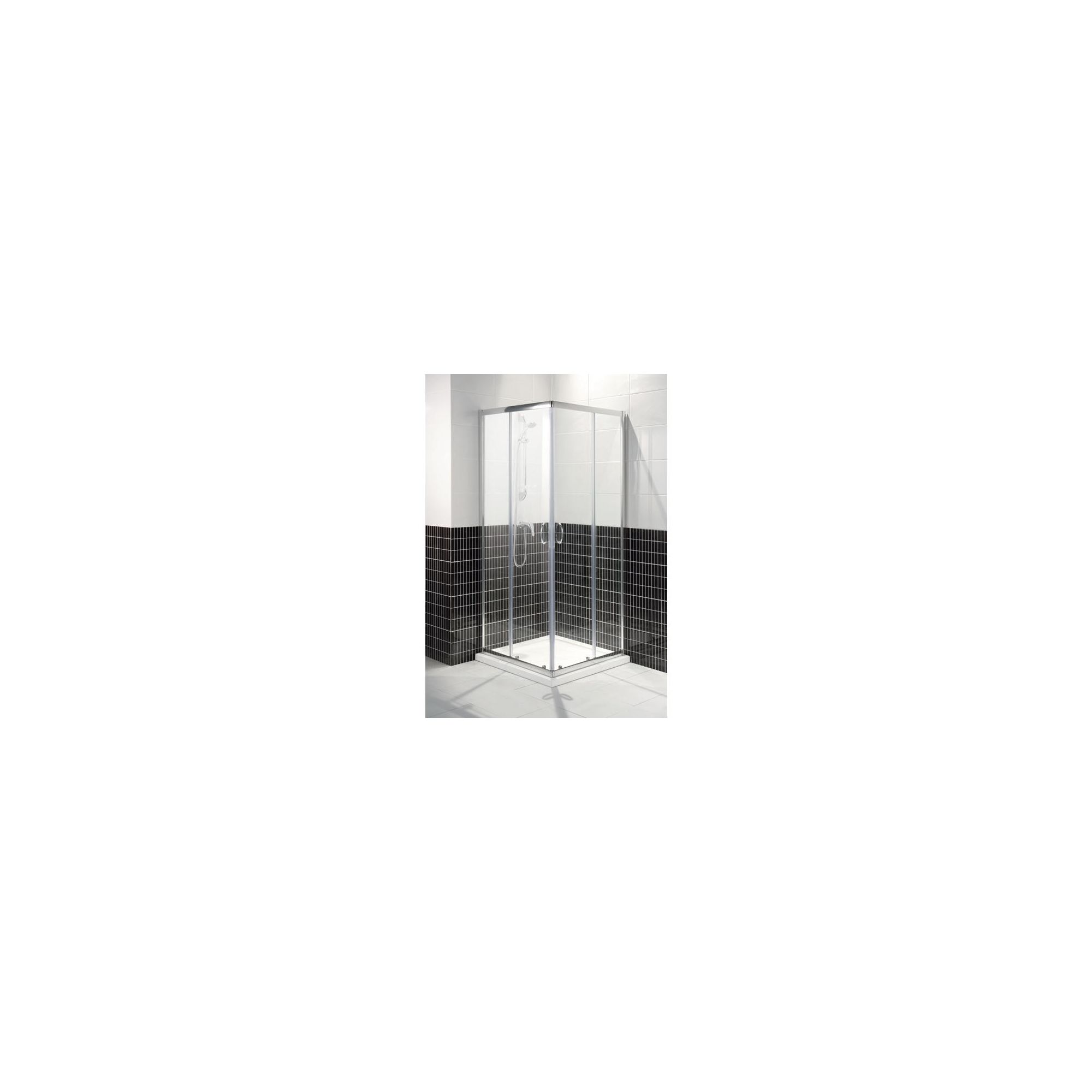 Balterley Framed Corner Entry Shower Enclosure, 760mm x 760mm, Standard Tray, 6mm glass at Tescos Direct
