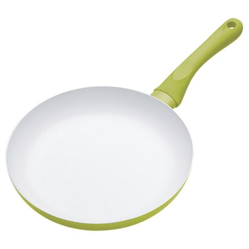 Image of Colourworks Ceramic Frying Pan, 24cm, Green