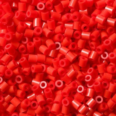 Image of Hama Beads - Red - 1000 Piece Bag - No 207-05 - Dkl