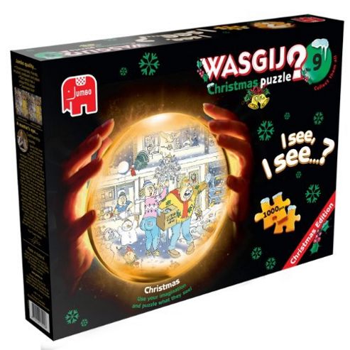 Image of Puzzle Wasgij A Bright Christmas Night 1000 Pieces Jumbo