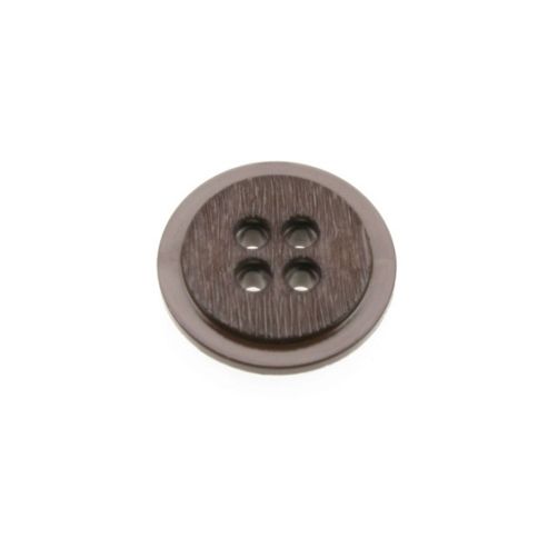 Image of Dill Buttons 30mm Round Rebate Brown