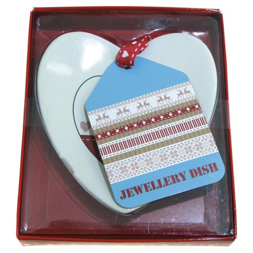 Image of Scandi Heart Shaped Plaque