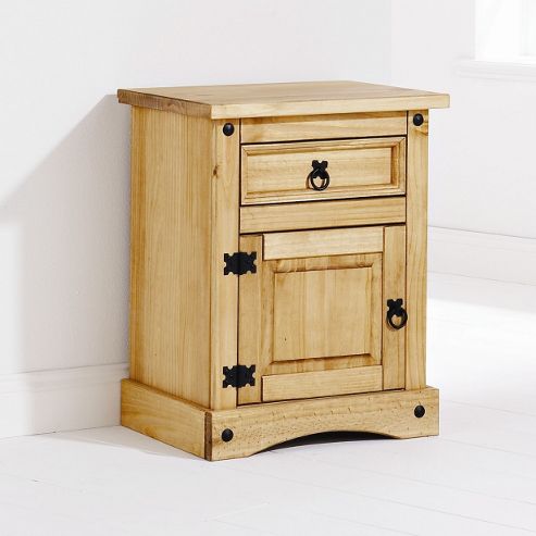 Image of Elements Maria 1 Drawer Bedside Table