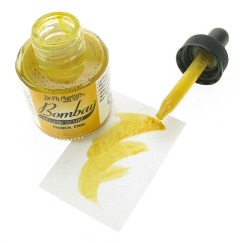 Image of Dr. Ph. Martin's Bombay Ink - Yellow Ochre