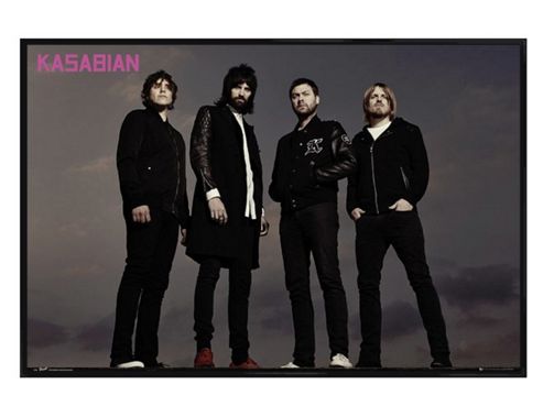 Image of Gloss Black Framed Kasabian Eez-eh Poster