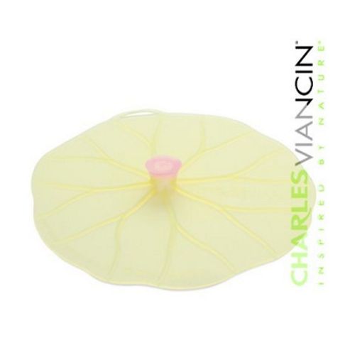 Image of Charles Viancin Silicone Sealing Lid Food Cover, Lilypad, 23cm