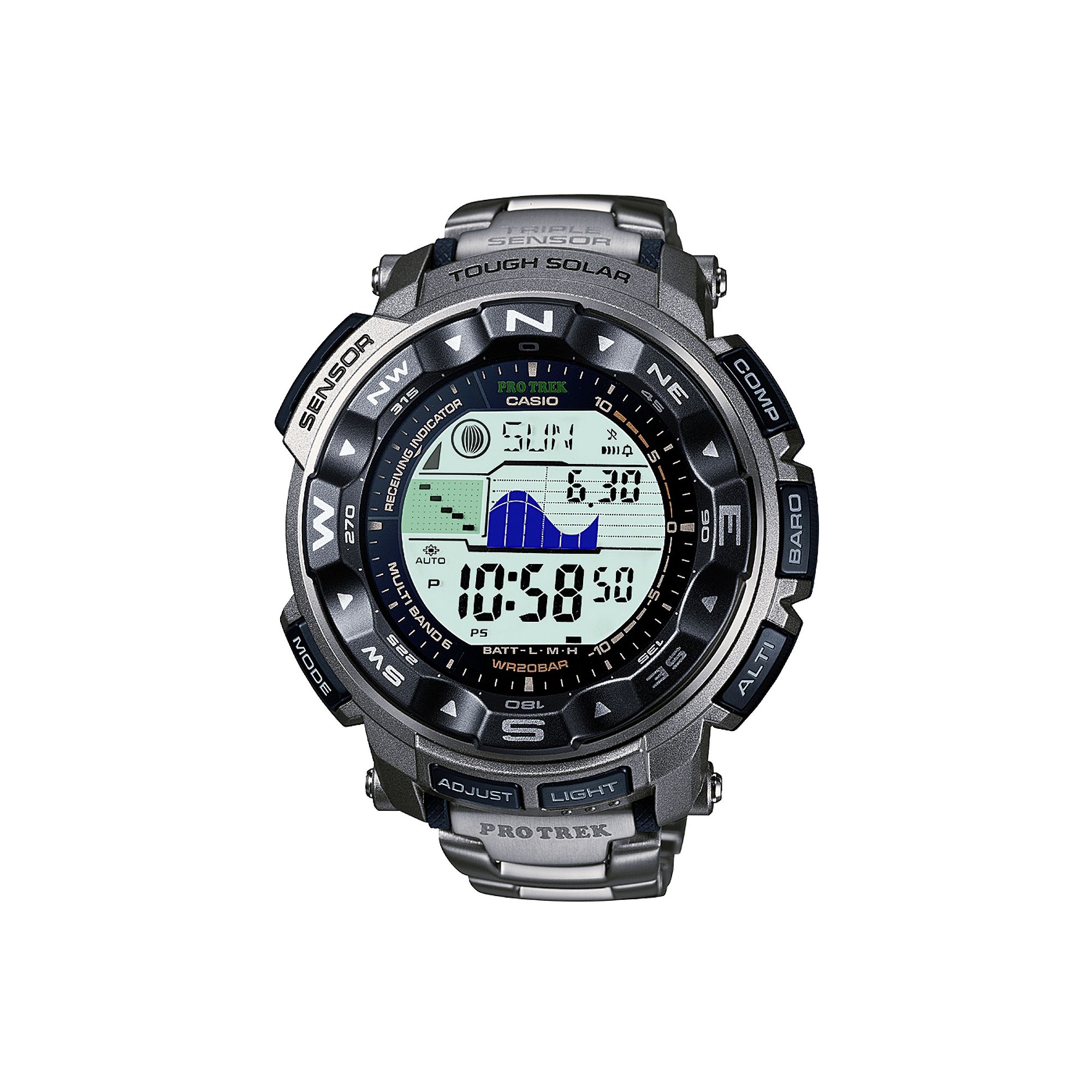 Casio Protrek Multifunction Strap Watch PRW-2500T-7ER at Tesco Direct