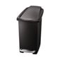 simplehuman 10 Litres Plastic Slim Pedal Bin in Black