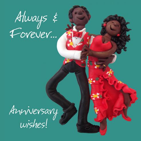 Image of Holy Mackerel Anniversary - Always And Forevergreetings Card