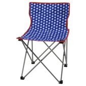 Tesco Festival Folding Camping Chair, Polka Dot