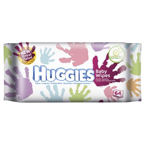 Image of Huggies Everyday Baby Wipes 64