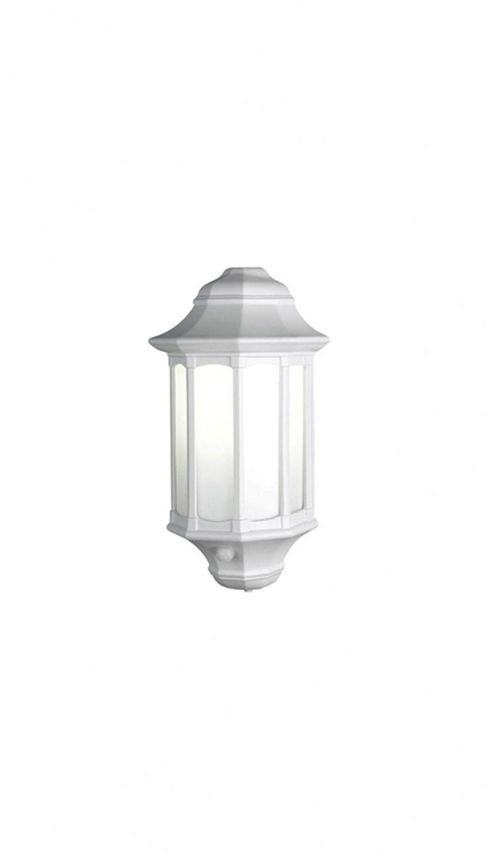 Image of Elstead Lighting Azure 1 Light Outdoor Wall Lantern - White