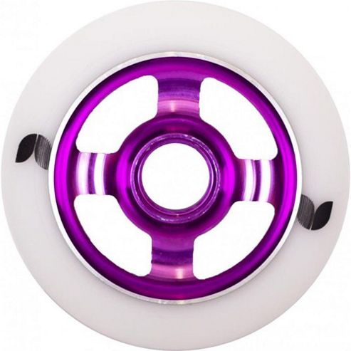 Image of Stormer 4 Spoke Aluminium Hub Scooter Wheel - Purple