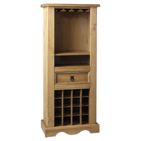 Image of Home Essence Corona Wine Rack In Distressed Waxed Pine