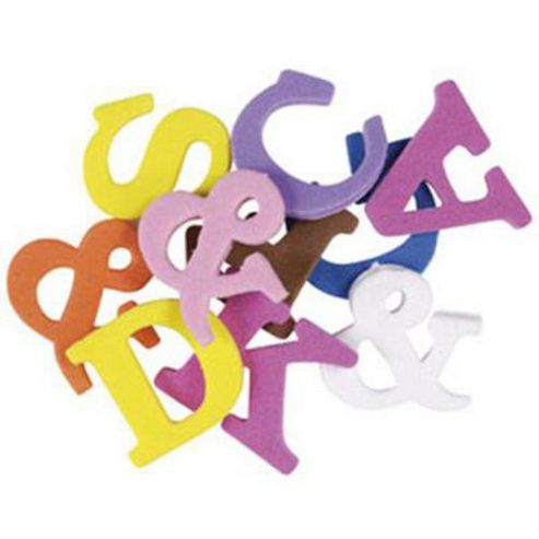 Image of Funky Foam S/a Pk Ast Letter