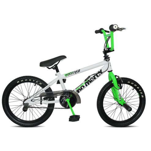 Image of 10" Rooster No Mercy, 18" Wheel, Whiteeon Green