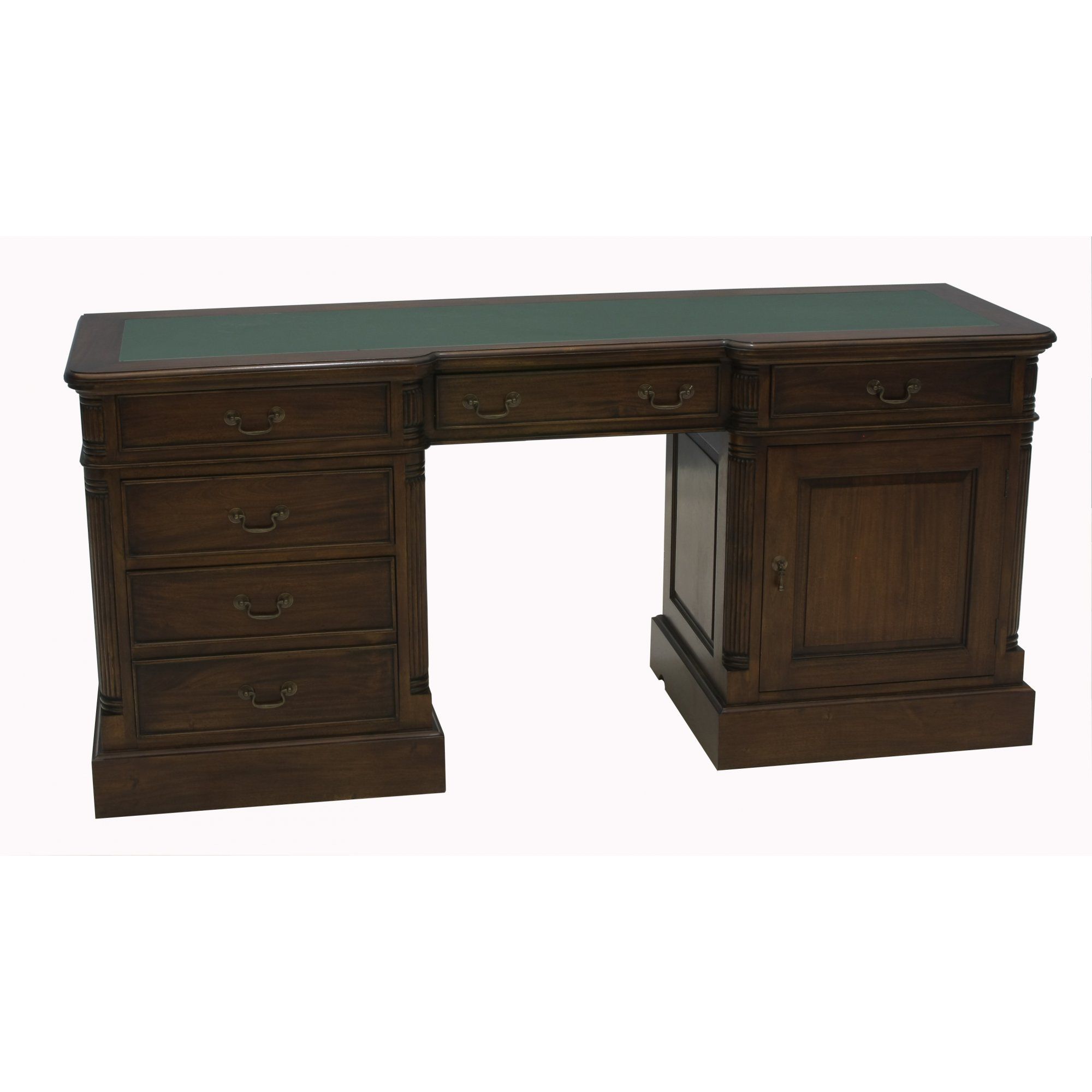Baumhaus La Roque Twin Pedestal Computer Desk at Tesco Direct