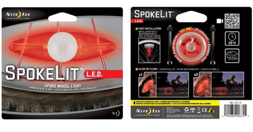 Image of Nite-ize Spokelit Led Bike Light Red