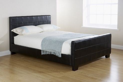 Image of Homestead Living Mayfair Button Bed Frame - Black - King (5')